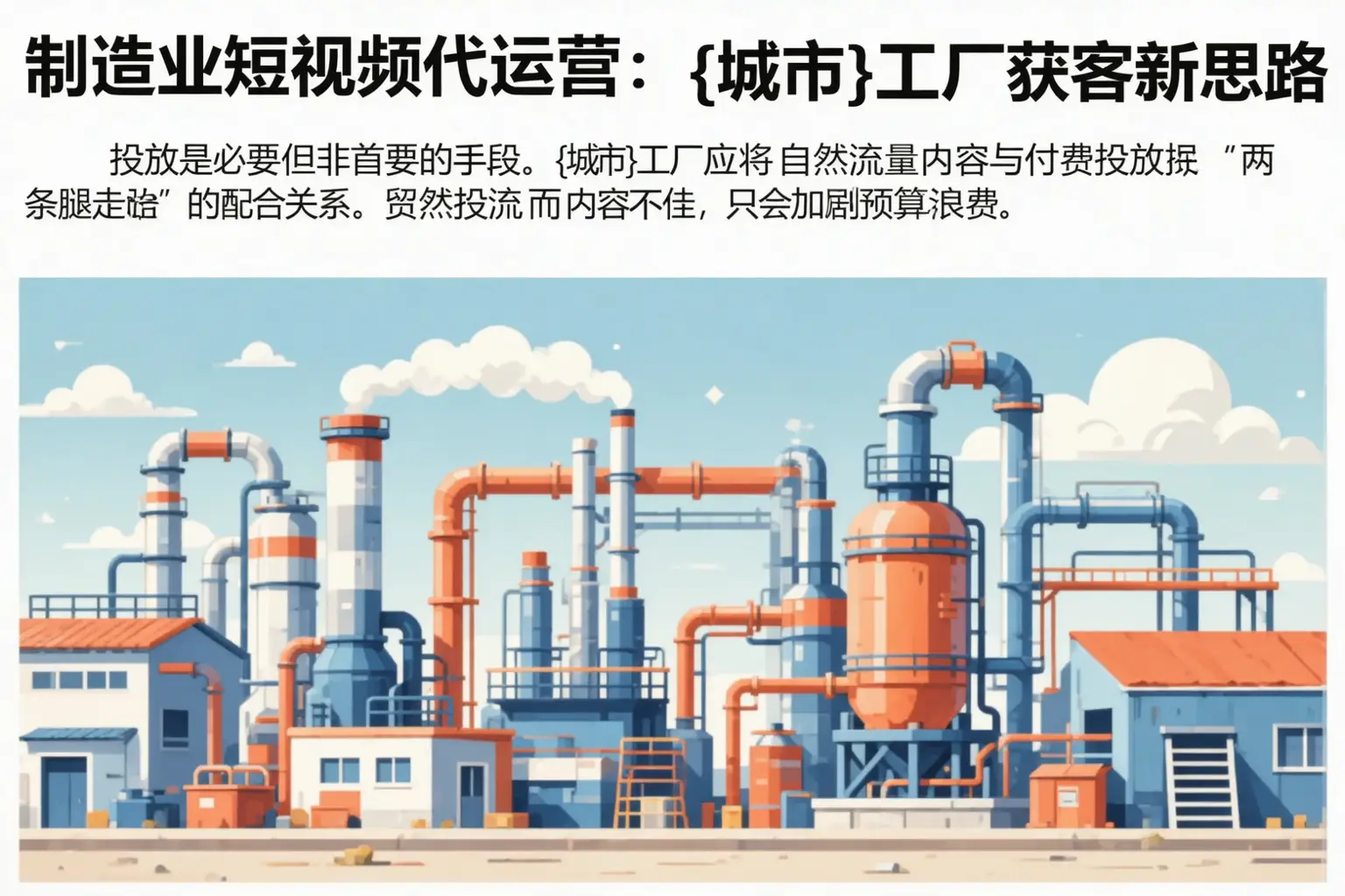 制造业短视频代运营:乐山工厂获客新思路