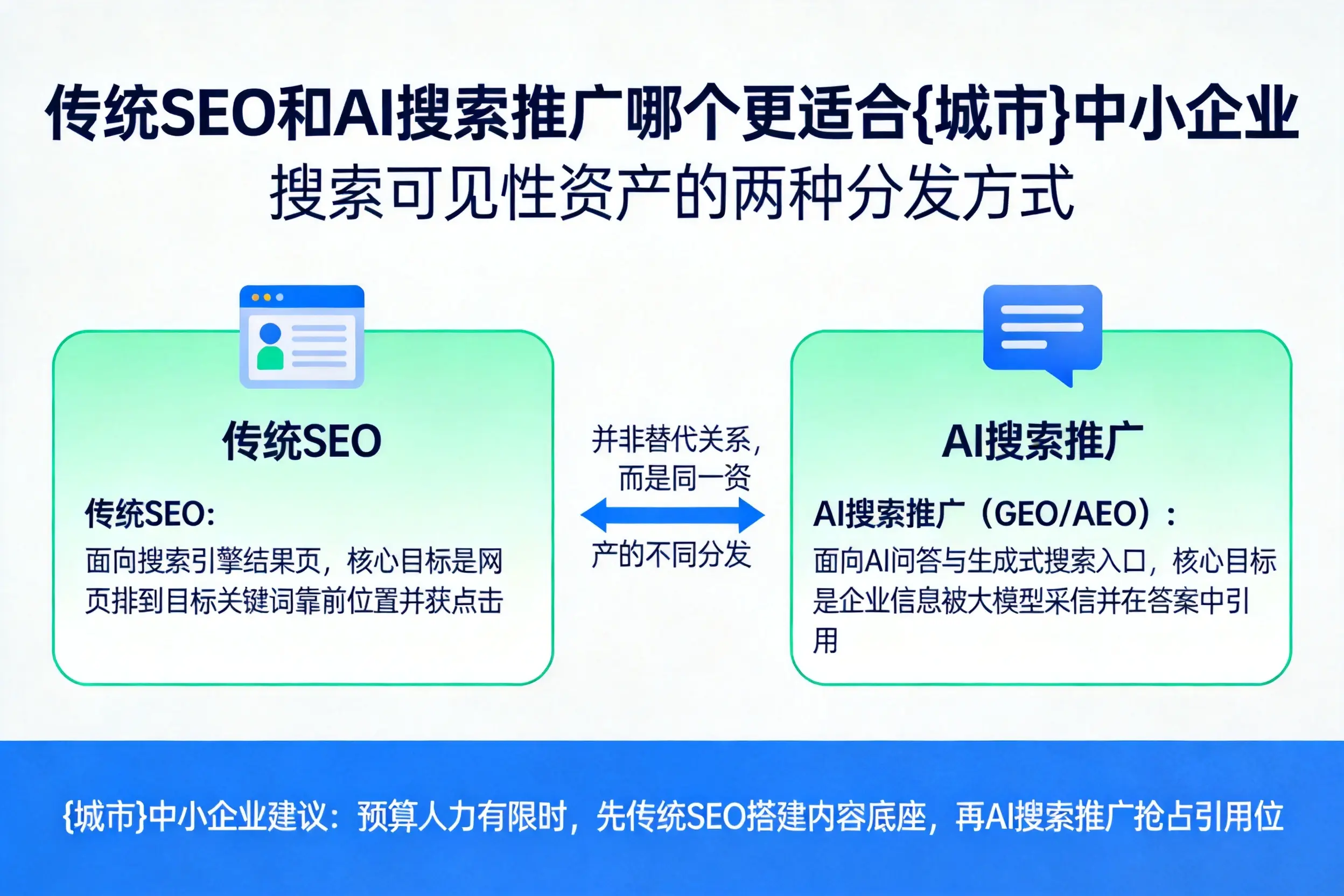 传统SEO和AI搜索推广哪个更适合乐山中小企业