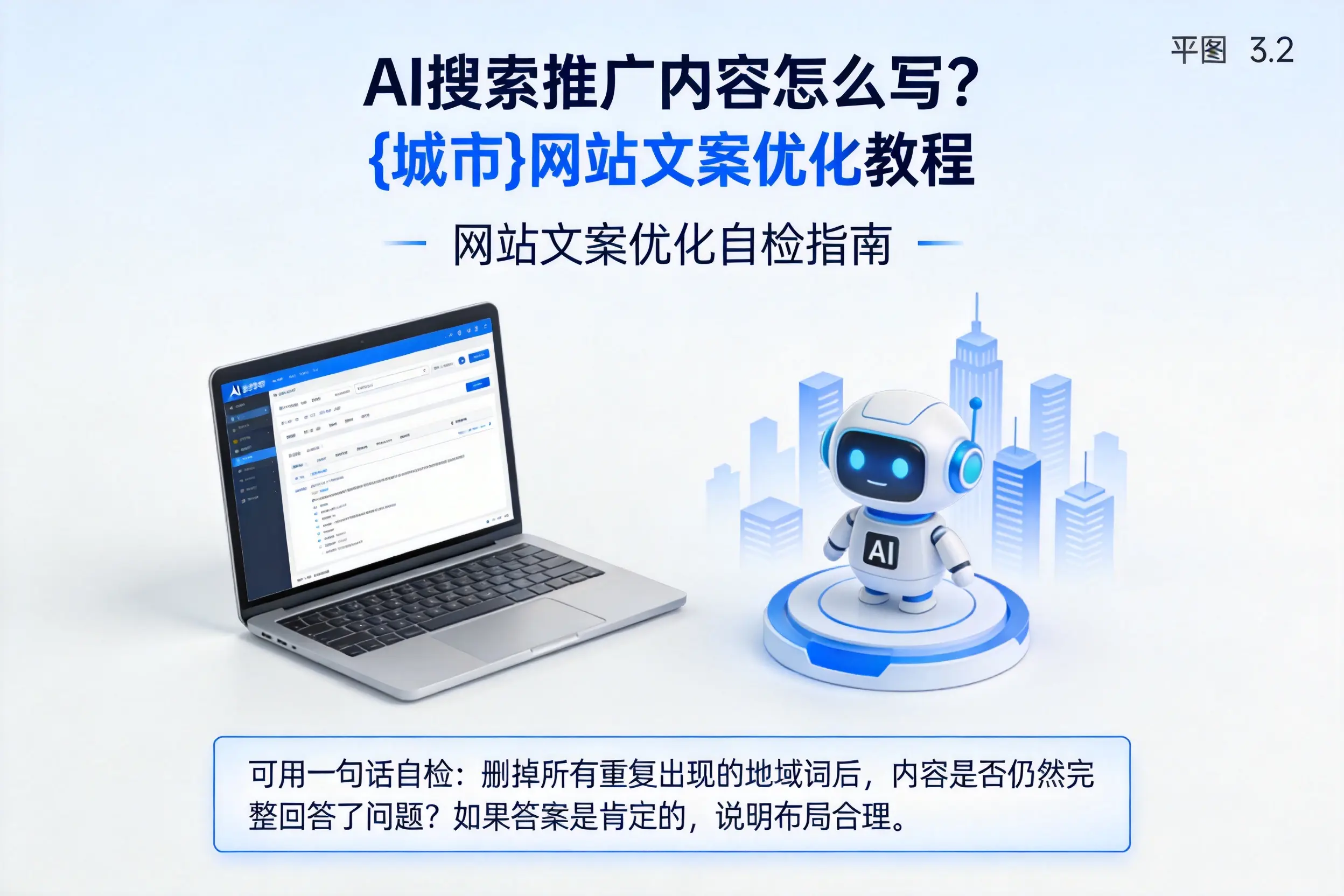 AI搜索推广内容怎么写?乐山网站文案优化教程