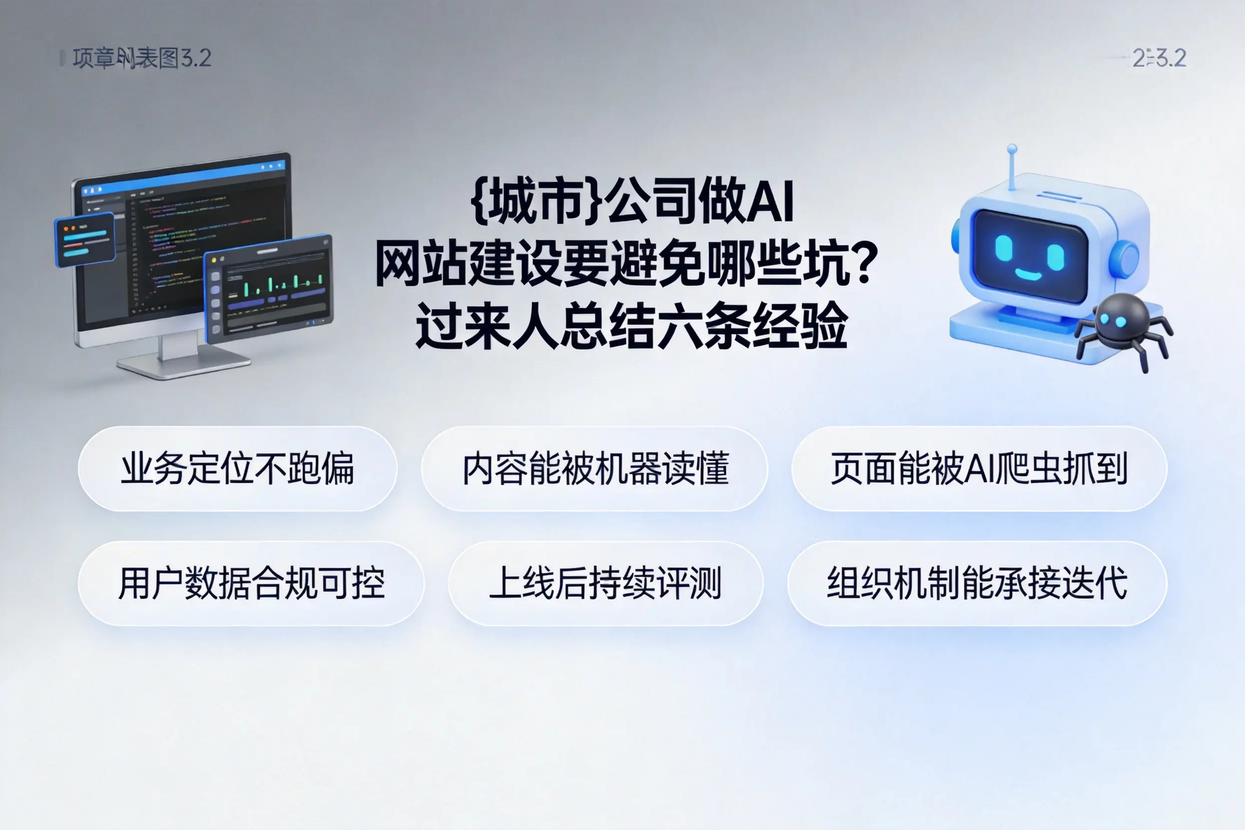 乐山公司做AI网站建设要避免哪些坑？过来人总结六条经验