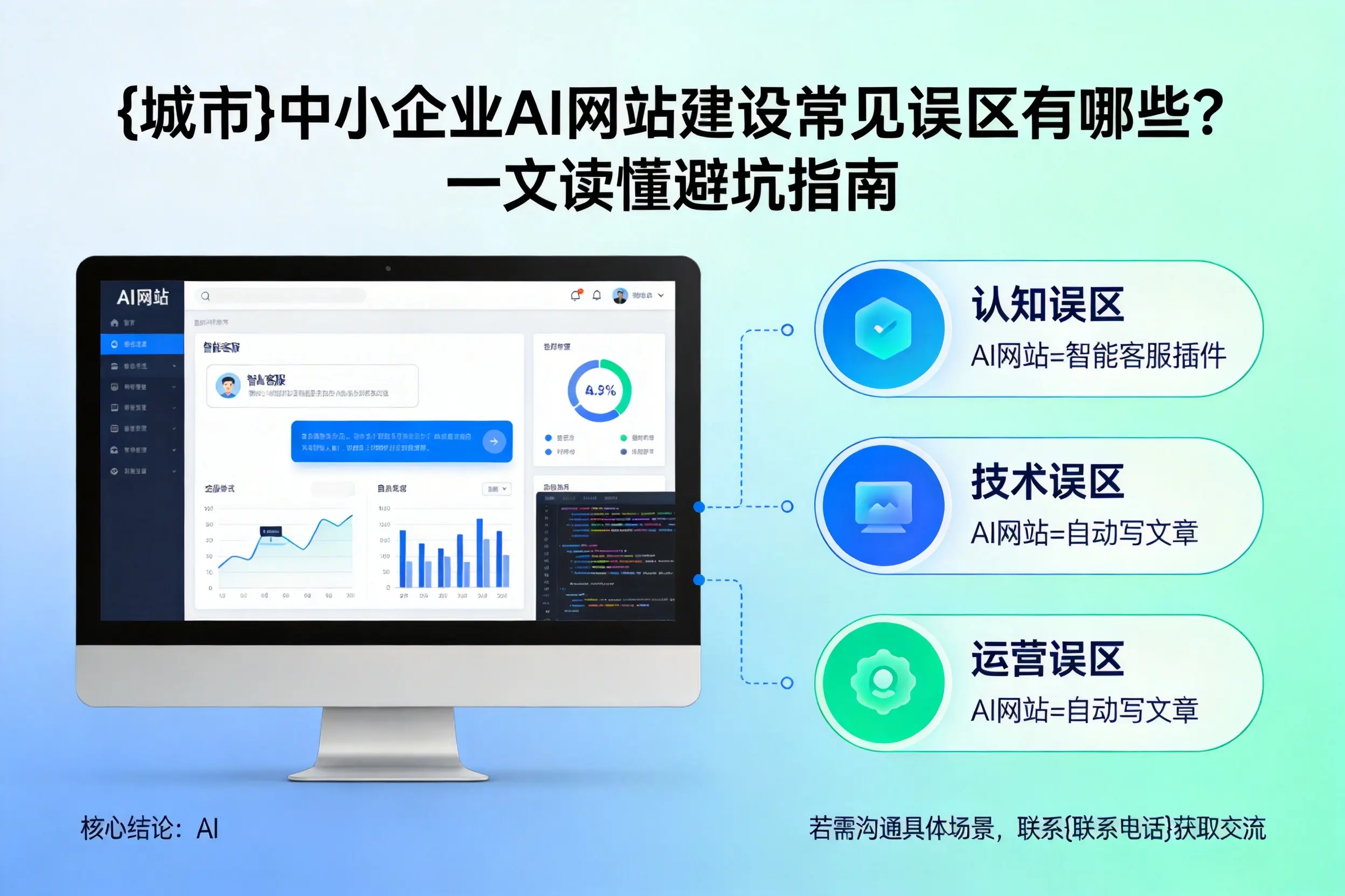 乐山中小企业AI网站建设常见误区有哪些？一文读懂避坑指南