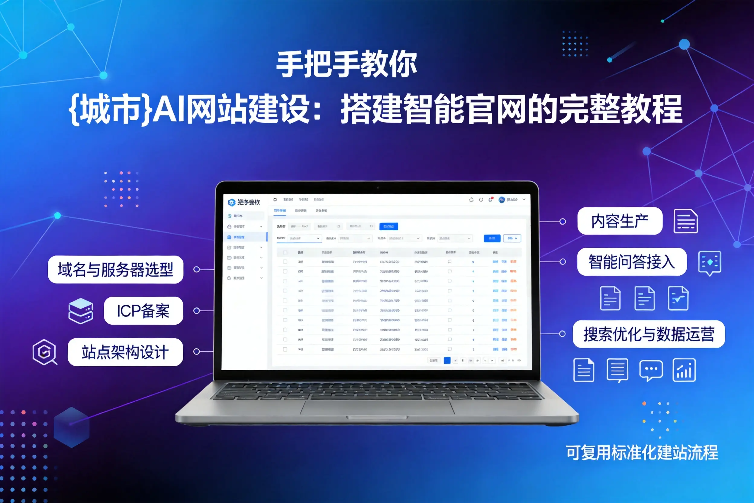 手把手教你乐山AI网站建设：搭建智能官网的完整教程