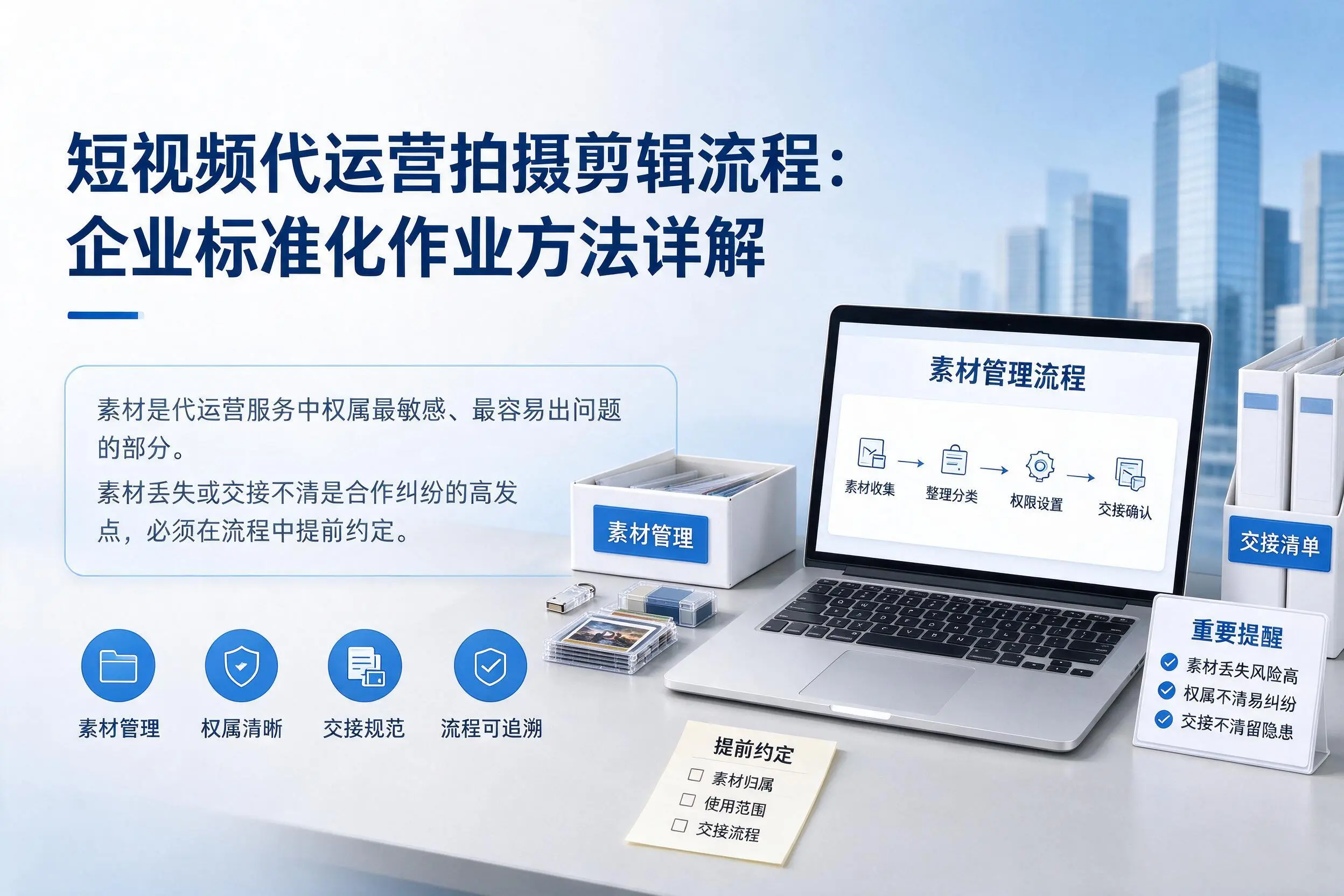 短视频代运营拍摄剪辑流程：乐山企业标准化作业方法详解
