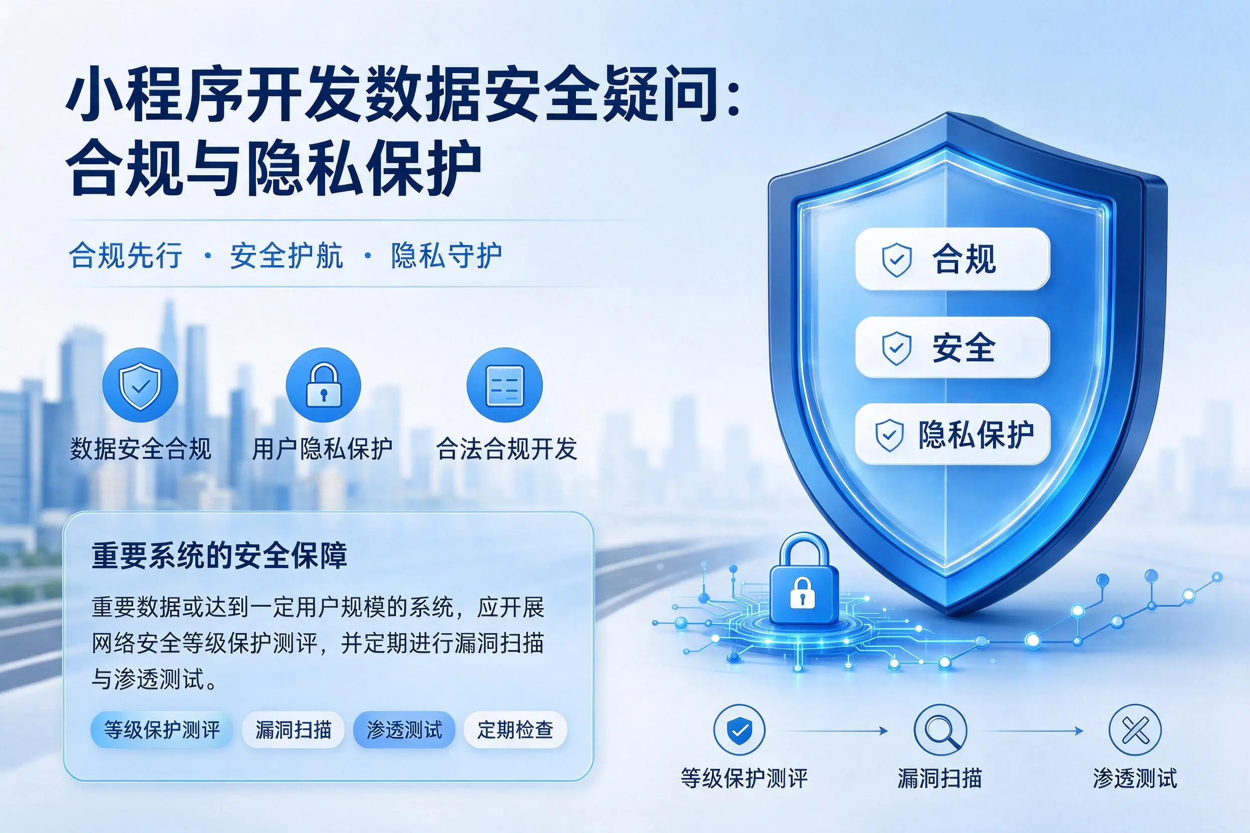 乐山小程序开发数据安全疑问：合规与隐私保护