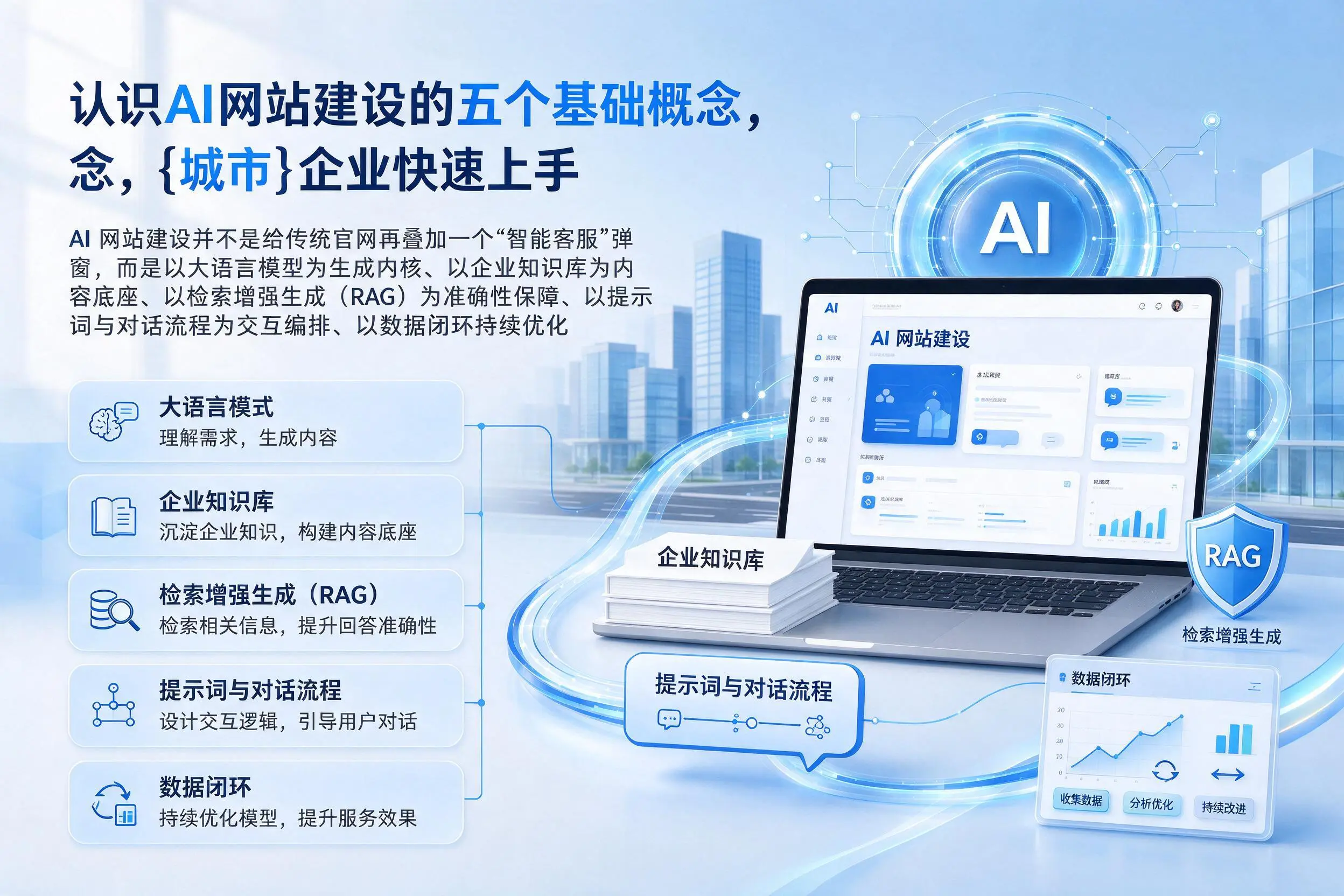 认识AI网站建设的五个基础概念，乐山企业快速上手